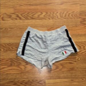 Abercrombie & Fitch Women's Light Gray Athletic Shorts